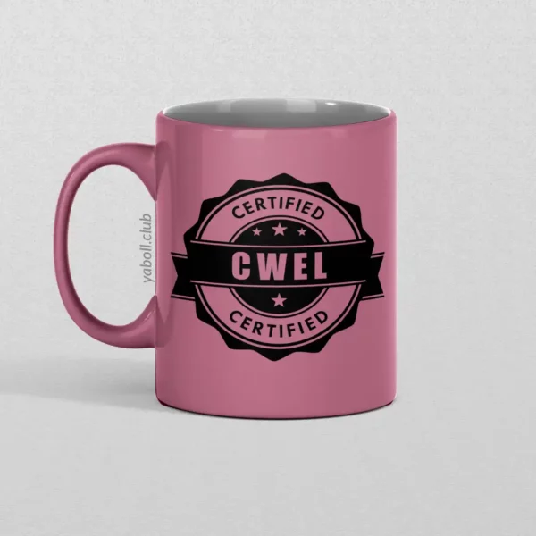 Różowy Kubek Certyfikowanego Cwela - obrazek 2