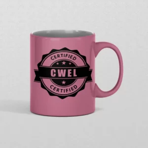 Różowy Kubek Certyfikowanego Cwela