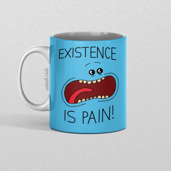 Kubek Existence Is Pain Mr. Meeseeks - obrazek 2